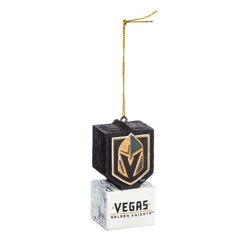 Christmas Cozy Evenings Mascot Ornament, Vegas Golden Knights,3ot4380mas