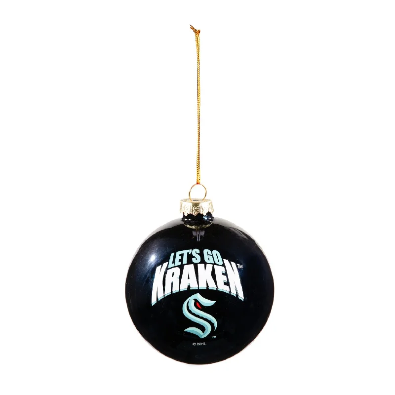 Christmas Homemade Treats Blown Glass Ornament, Seattle Kraken,3ot4381bgo