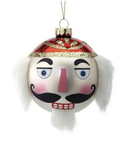 Christmas Warm Glow 4" Nutcracker Ornament Set Of 2