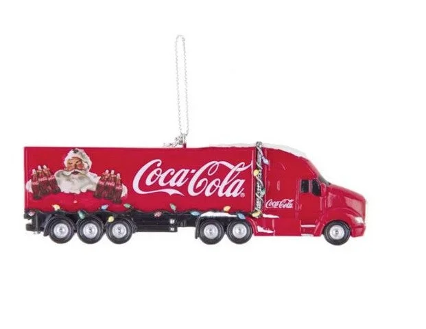 Christmas Cozy Candles 5" Coca-Cola Truck Ornament