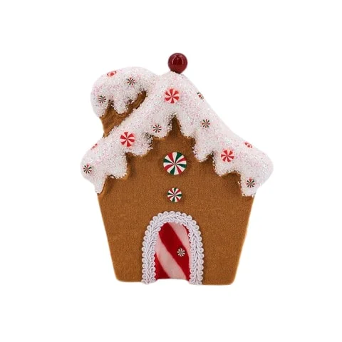 Christmas Winter Joy 7" Gingerbread House Ornament Set Of 4