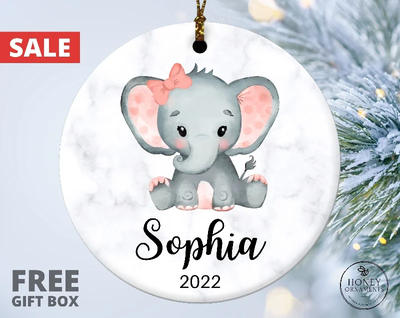 Christmas Green Wreath Baby's First Christmas Ornament, Personalized New Baby Girl Ornament 2022, Baby Name Christmas Ornament, Baby Keepsake, New Baby Girl Gift.