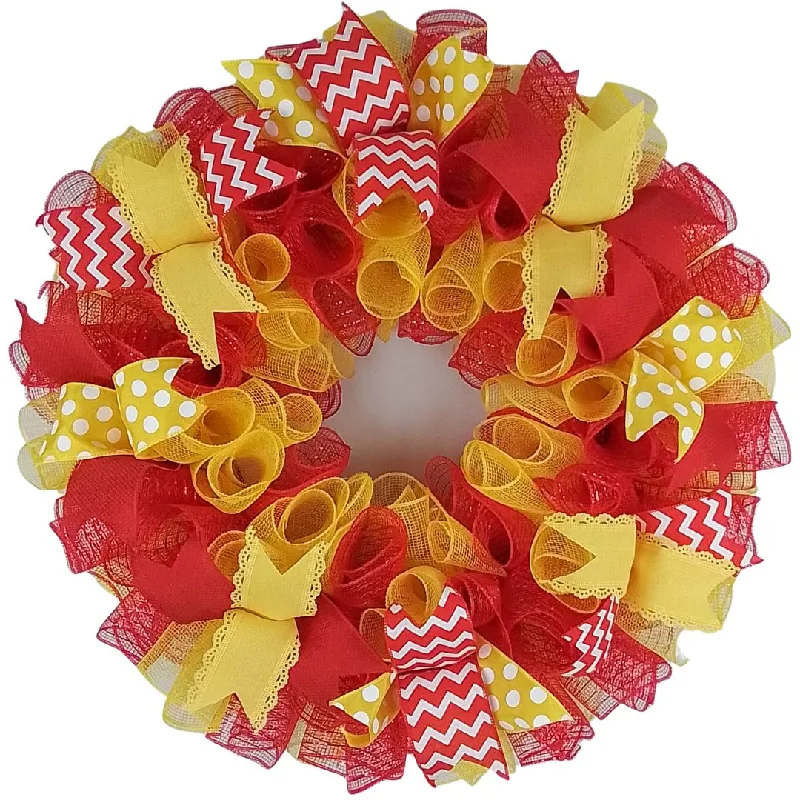 Christmas Warm Drinks Bold, Festive Wreath, Vibrant Red and Yellow Decor, Indoor and Outdoor Celebration Decoration Christmas Warm Drinks Bold, Festive Wreath, Vibrant Red and Yellow Decor, Indoor and Outdoor Celebration Decoration