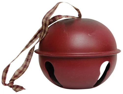 Burgundy Jingle Bell, 4"