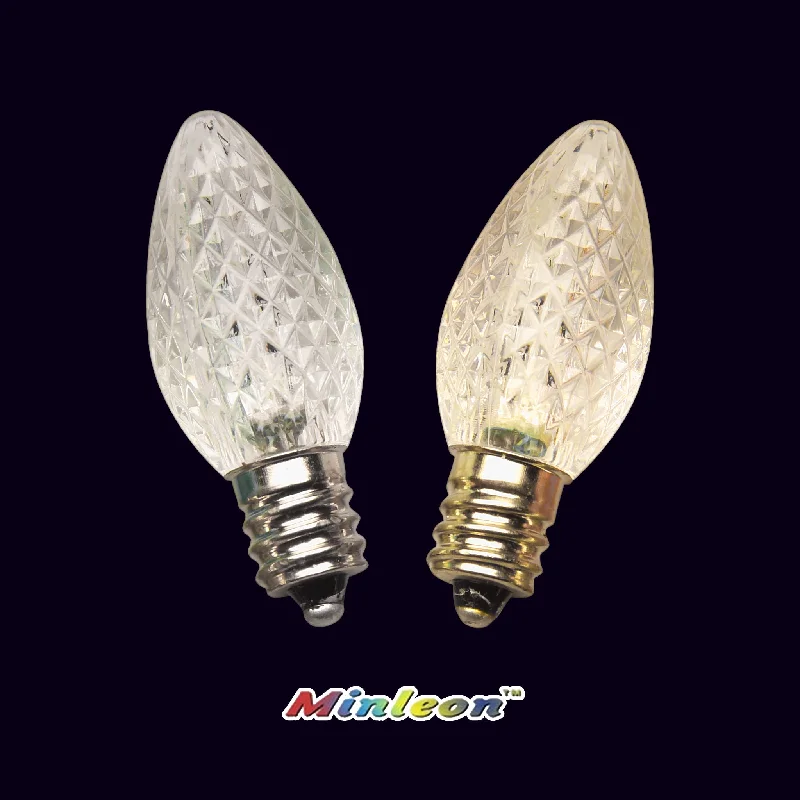 C7 Faceted LED Bulbs - Twinkle