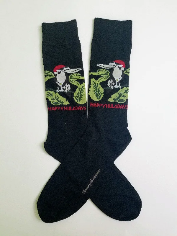 Christmas Holiday Baking Happy Huladays Crew Socks