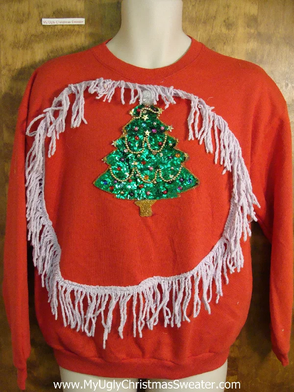 Christmas Wrapped Surprises Cheap Bling Tree Funny Christmas Sweatshirt