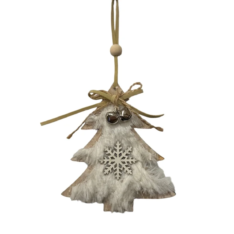 Christmas Joyful Vibes Christmas Tree with Snowflake Ornament