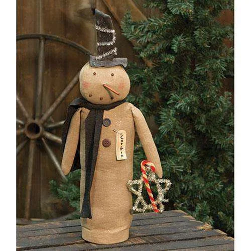 Christmas Garland Designs Corbin Primitive Snowman