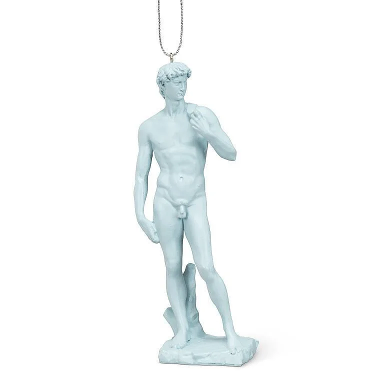Christmas Holiday Baking Ideas David Statue Ornament