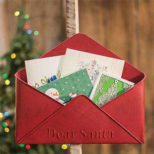 Christmas Chilly Snowfall Dear Santa Letter Holder