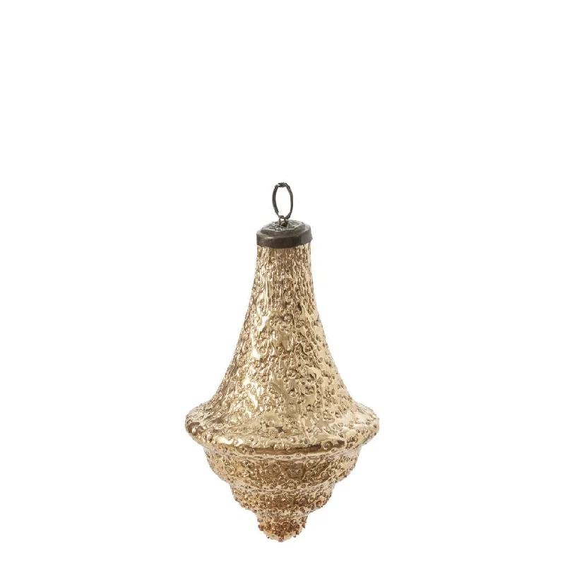 Christmas Outdoor Lights Dimpled Finial Ornament
