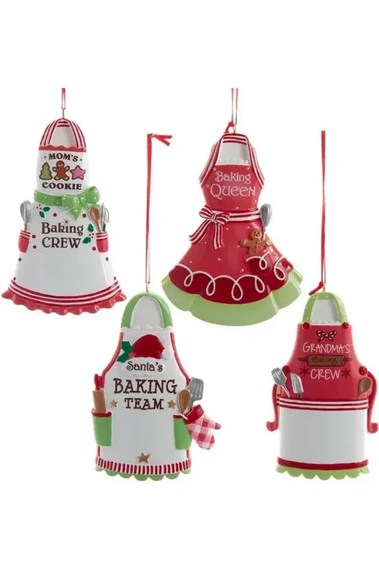 Family and Friends Apron Ornaments