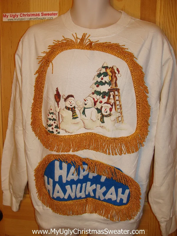 Christmas Holiday Traditions Funny Hanukkah Sweatshirt for Holiday Party