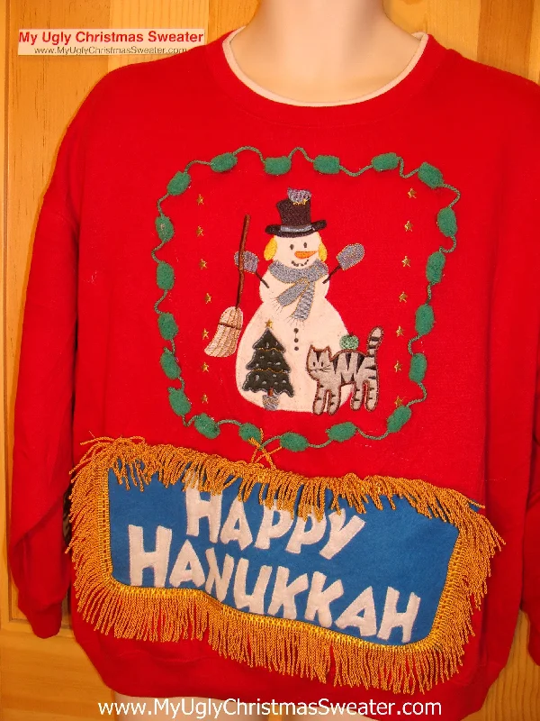 Christmas Holiday Baking Funny Hanukkah Sweatshirt for Holiday Party
