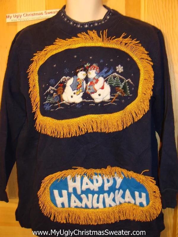 Christmas Gifting Joy Funny Hanukkah Sweatshirt for Holiday Party