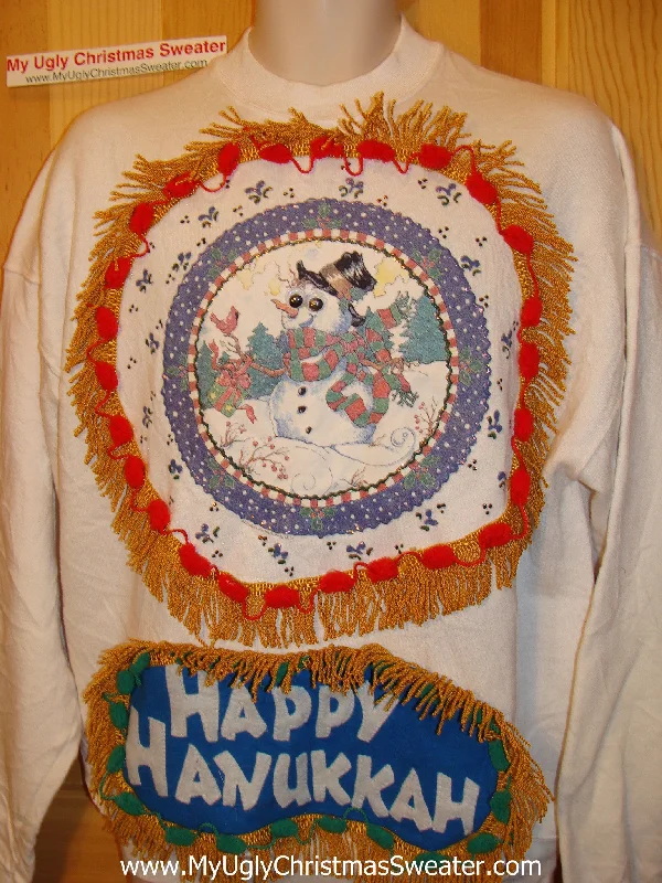 Christmas Winter Festival Funny Hanukkah Sweatshirt for Holiday Party