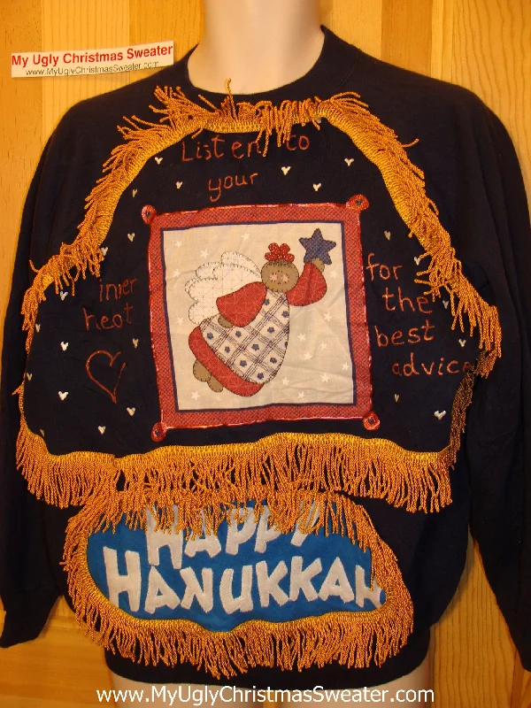 Christmas Holiday Festivities Funny Hanukkah Sweatshirt for Holiday Party