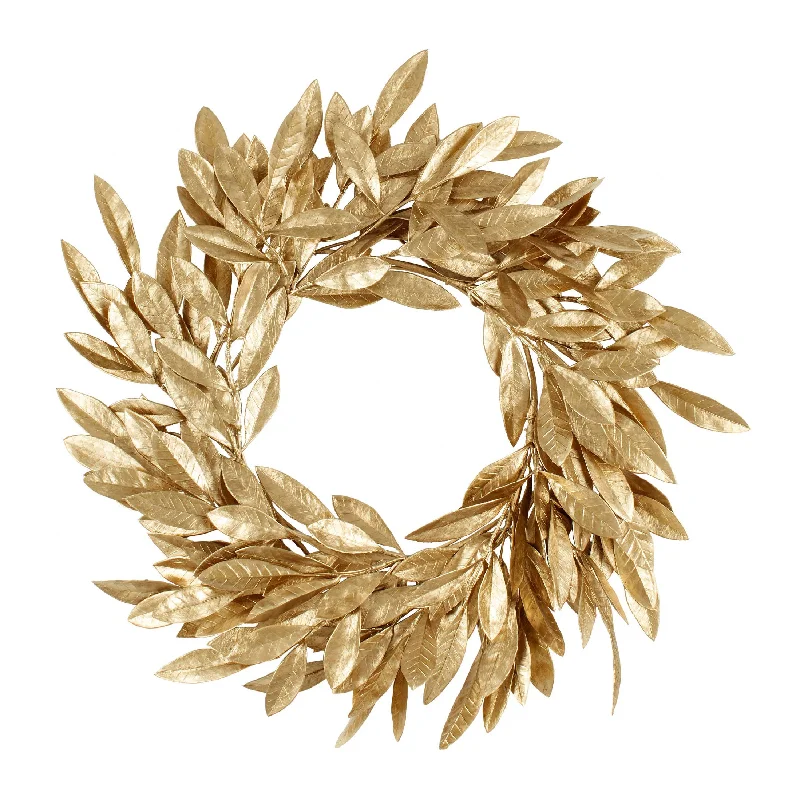 Gold Bay Leaf Wreath