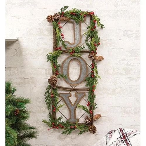 Grapevine & Pine "Joy" Door Sign