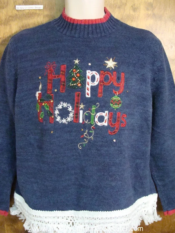 Christmas Handmade Crafts Happy Holidays Ugly Christmas Jumper