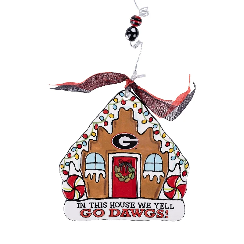 Christmas Homemade Crafts In this House We Yell Go Dawgs