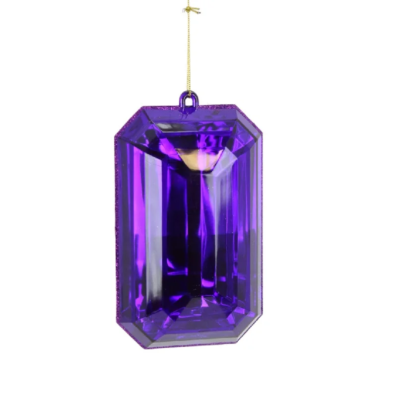 Christmas Candlelight Dinner Jewel Ornament - Purple