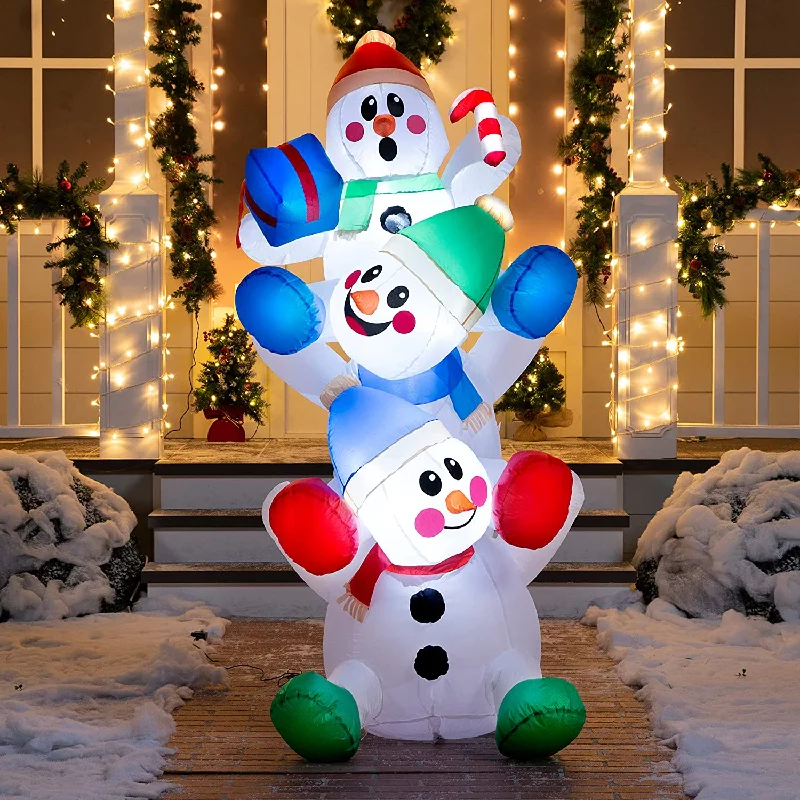 Christmas Classic Festivities Large Snowman Inflatable (6 ft)