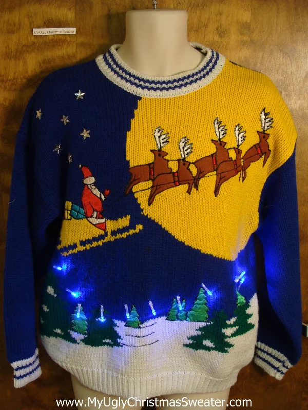 Christmas Ornament Collection Light Up Ugly Xmas Sweater