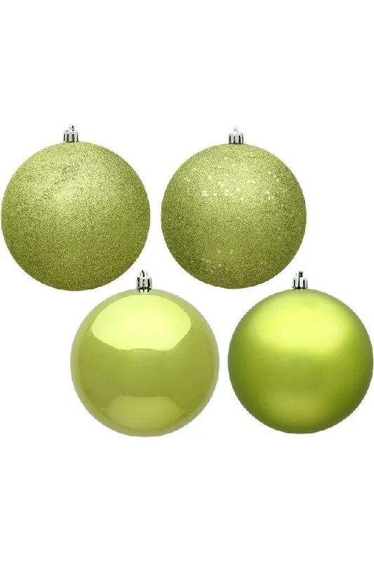 Christmas Holiday Festivities Lime Green Christmas Ball Ornament Assortment (Set of 20) Christmas Holiday Festivities Lime Green Christmas Ball Ornament Assortment (Set of 20)