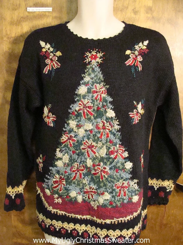 Christmas Homemade Crafts Massive Tree 80s Ugly Christmas Sweater