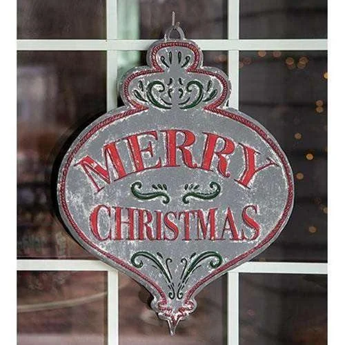 Christmas Santa Surprise Merry Christmas Vintage Bulb Sign
