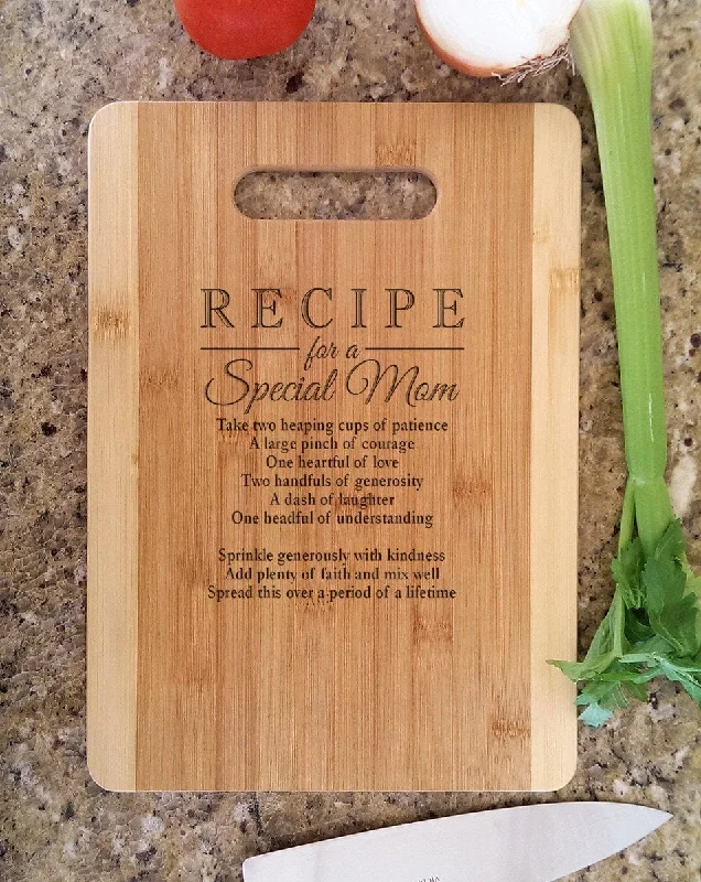 Christmas Evergreen Decorations Mothers Gift Personalized Recipe for a Special Mom Custom Cutting Board Gift for Mom Mommy Birthday Mother's Day Christmas Gift from kids Christmas Evergreen Decorations Mothers Gift Personalized Recipe for a Special Mom Custom Cutting Board Gift for Mom Mommy Birthday Mother's Day Christmas Gift from kids
