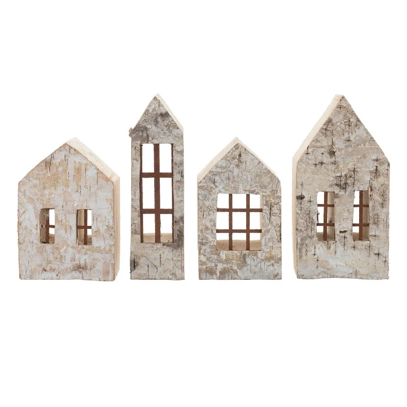 Natural Birch Bark House w/ Windows