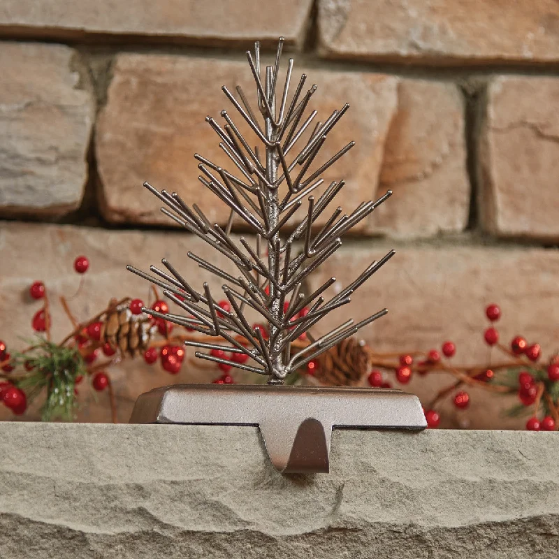 Natural Metal Tree Stocking Hanger - Park Designs