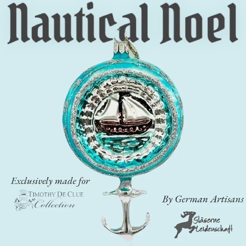 Christmas Nostalgic Moments Nautical Noel- Timothy De Clue Exclusive Christmas Ornament by Glaserne Leidenschaft Germany