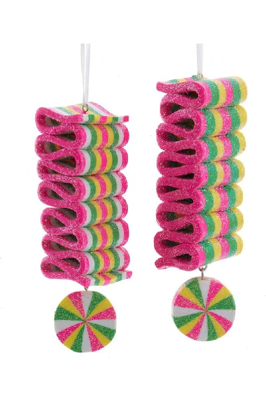 Neon Colored Candy Ornaments (Asst 2)