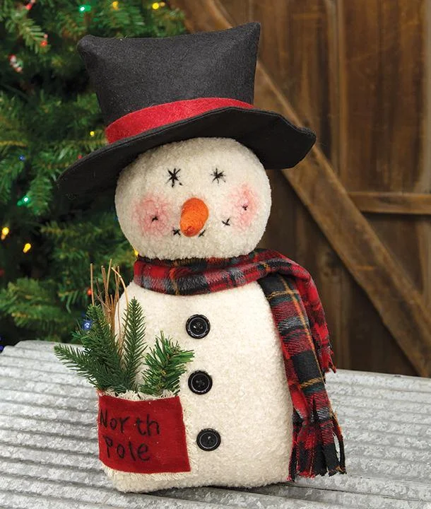 North Pole Snowman, 15"