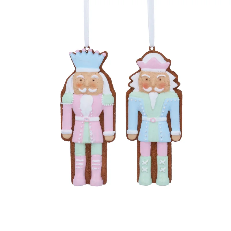 Christmas Holiday Decor Pastel Nutcracker Gingerbread Cookie