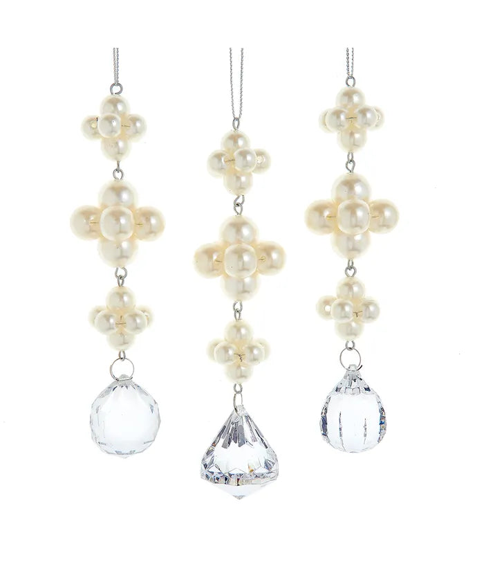 Christmas Homemade Cookies Pearl Dangle Ornament