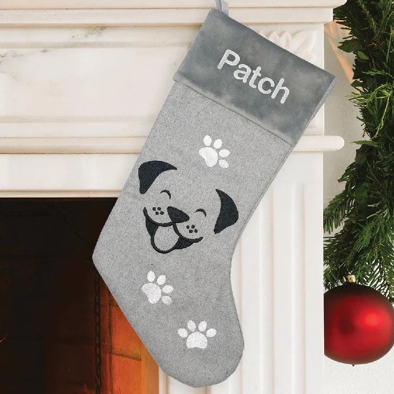 Personalized Dog Holiday Stocking