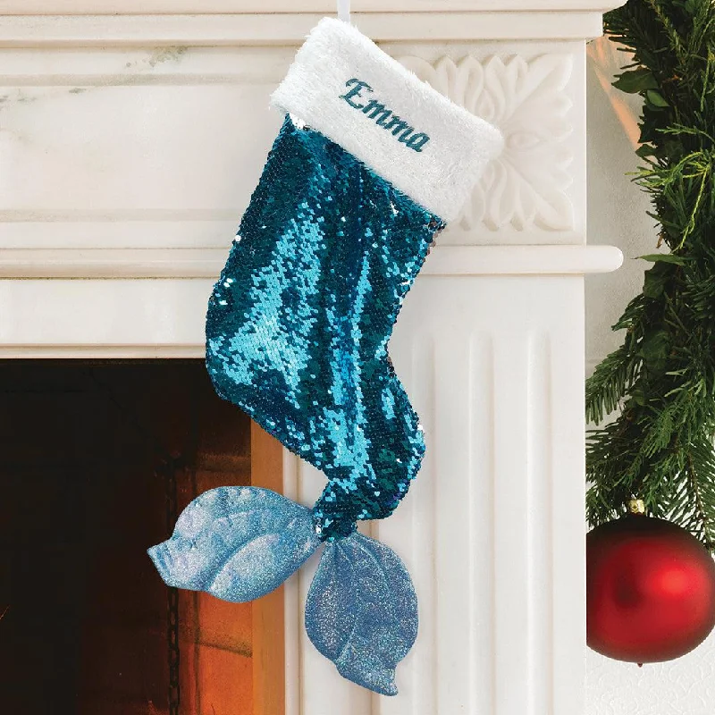 Personalized Mermaid Christmas Stocking