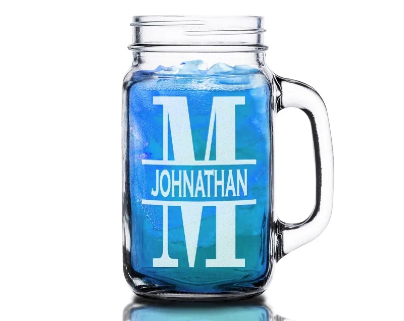 Christmas Glittery Decor Personalized Single Initial Monogram 16oz Hefty Persoanlized Mens Woman Mason Beer Mug for Dad Grandpa Mom Best Sister Gift 21st Birthday Christmas Glittery Decor Personalized Single Initial Monogram 16oz Hefty Persoanlized Mens Woman Mason Beer Mug for Dad Grandpa Mom Best Sister Gift 21st Birthday