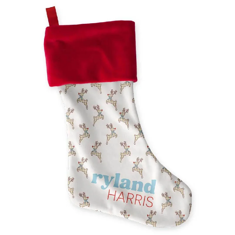 Personalized Stocking | Rudolph