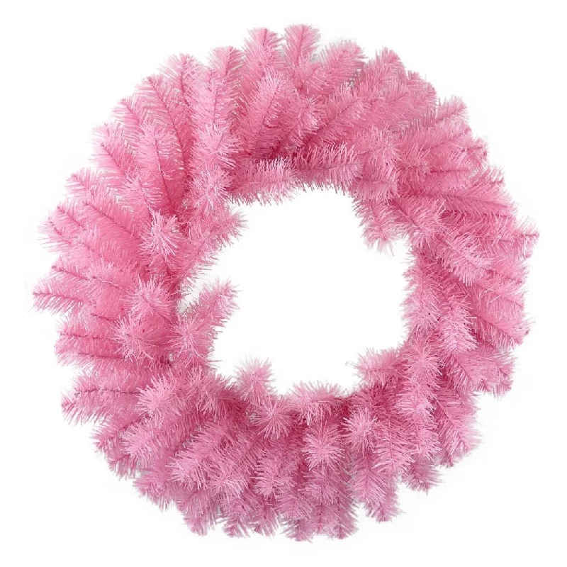 Pink Pine Wreath