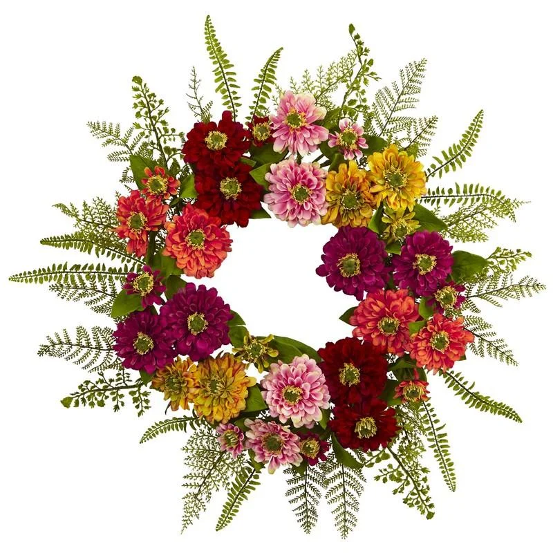 Christmas Jolly Surprises Mixed Flower Wreath