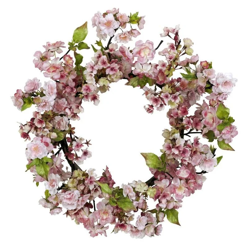 Christmas Sweet Treats 24" Cherry Blossom Wreath