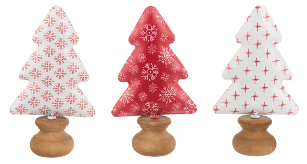 Red & White Tree on Stand (3 styles)