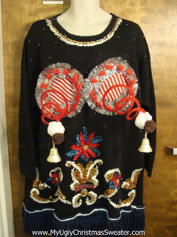 Retro 80s Amazing Best Naughty Christmas Sweater
