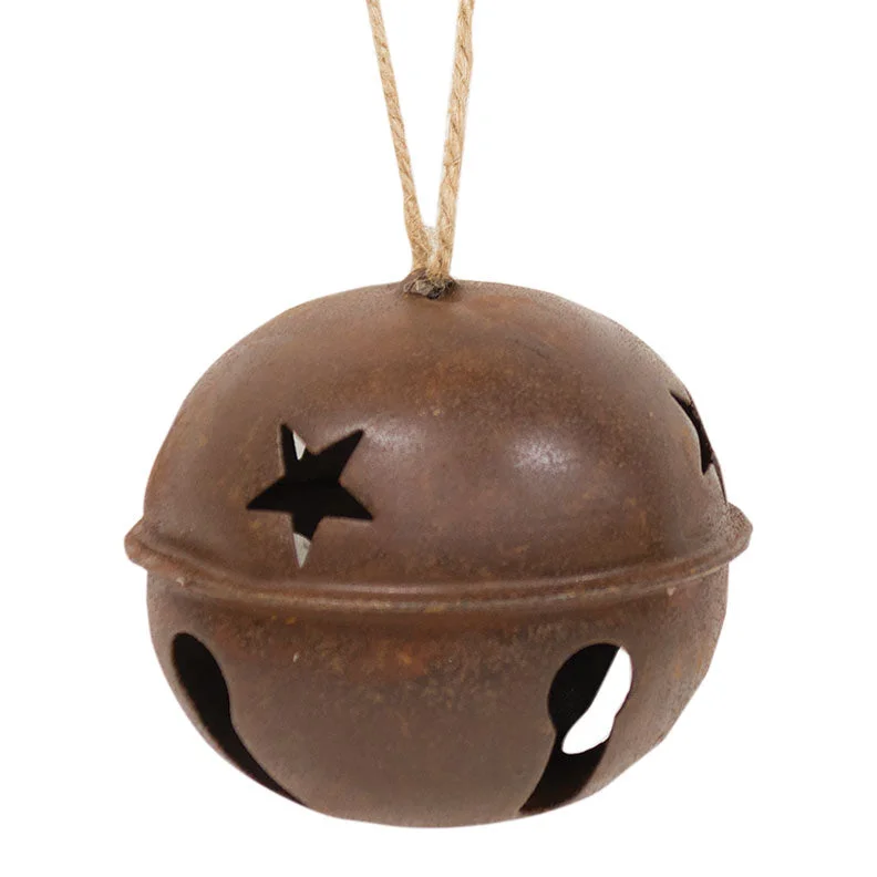 Rusty X-Large Jingle Bell, 4-1/2"